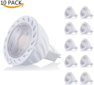 Yaeer 5W GU5.3 Spot Lampen MR16 LED Lampen 100-240V 450lm Spoor Licht Plafond Lamp Voor Slaapkamer keuken Woonkamer 10-Pack Cold wit