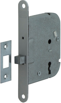 Yale Nemef_YALE 1436 Kastslot | DM55mm | S | voorplaat staal gelakt 18x153mm afgerond | zamac nachtschoot | 1 sleutel | DR 1+2+3+4 - A000325595