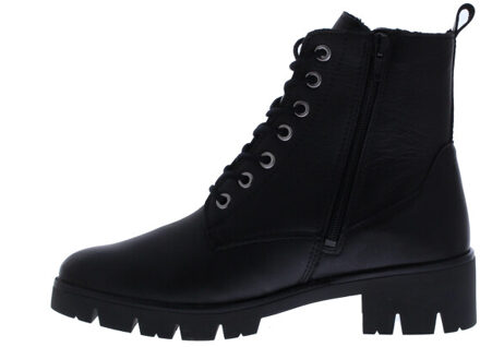 Yalou-1 veterboot leer h | dames | maat: | leer - maat 40 Zwart