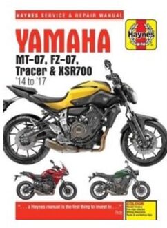 Yamaha MT-07 (Fz-07), Tracer & XSR700 Service and Repair Manual