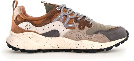 Yamano 3 Heren Bruine Sneakers