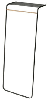 Yamazaki Shelf Coat Hanger - black Zwart