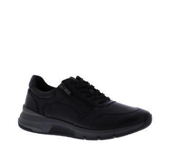 Yames-1 uni leer | heren | maat: | leer Zwart - 45