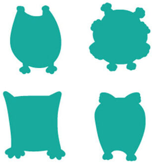 YaMinSanNiO Dier Stansmessen en Clear Stamps voor Pasen Craft Sterft Scrapbooking Sjabloon voor Schilderen Diecut Metalen Sterft