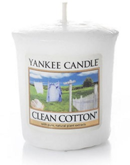 Yankee Candle Clean Cotton - Votive Geurkaarsje