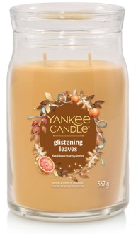 Yankee Candle Geurkaarsen Yankee Candle Glistening Leaves Signature Large Jar 567 g
