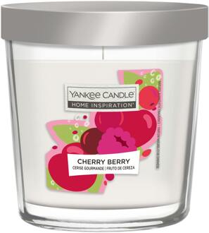 Yankee Candle Geurkaarsen Yankee Candle Home Inspiratie Cherry Berry Tumbler 200 g
