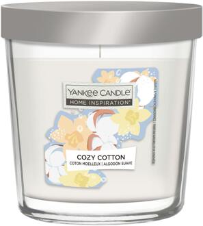 Yankee Candle Geurkaarsen Yankee Candle Home Inspiratie Gezellige Katoenen Tuimelaar 200 g