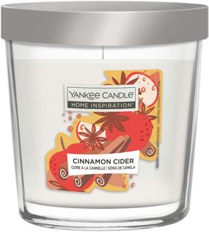 Yankee Candle Geurkaarsen Yankee Candle Home Inspiration Cinnamon Cider Tumbler 200 g