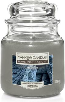 Yankee Candle Geurkaarsen Yankee Candle Home Inspiration Medium Jar Cosy Up 340 g