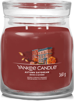 Yankee Candle Geurkaarsen Yankee Candle Kenmerkende Medium Kaarsen Herfstdagdroom 368 g