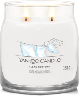Yankee Candle Geurkaarsen Yankee Candle Kenmerkende Medium Kaarsen Schoon Katoen 368 g