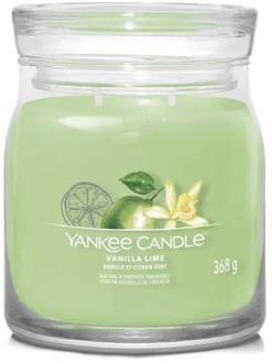 Yankee Candle Geurkaarsen Yankee Candle Kenmerkende Middelgrote Kaarsen Vanille Limoen 368 g