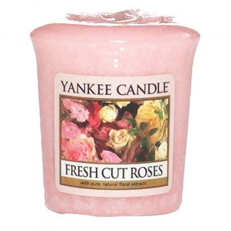 Yankee Candle Geurkaarsen Yankee Candle Klassieke Mini Verse Gesneden Rozen Kaars 49 g
