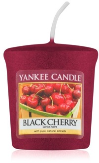 Yankee Candle Geurkaarsen Yankee Candle Klassieke Mini -Zwarte Kersenkaars 49 g