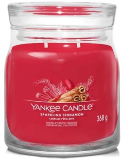Yankee Candle Geurkaarsen Yankee Candle Signature Grote Kaarsen Sprankelende Kaneel 368 g