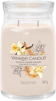 Yankee Candle Geurkaarsen Yankee Candle Signature Large Candle Vanilla Creme Brulee 567 g