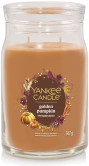 Yankee Candle Geurkaarsen Yankee Candle Signature Large Jar Golden Pumpkin 567 g
