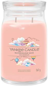 Yankee Candle Geurkaarsen Yankee Candle Signature Large Jar Watercolour Skies 567 g