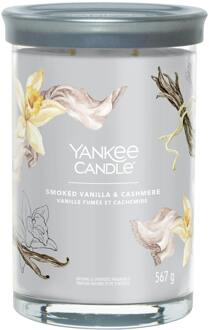Yankee Candle Geurkaarsen Yankee Candle Signature Large Tumbler Smoked Vanilla & Cashmere 567 g