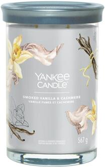 Yankee Candle Geurkaarsen Yankee Candle Signature Large Tumbler Smoked Vanilla & Cashmere 567 g