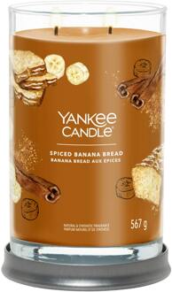 Yankee Candle Geurkaarsen Yankee Candle Signature Large Tumbler Spiced Banana Bread 567 g