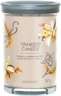 Yankee Candle Geurkaarsen Yankee Candle Signature Large Tumbler Vanilla Crème Brûlée 567 g