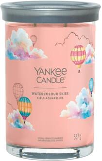 Yankee Candle Geurkaarsen Yankee Candle Signature Large Tumbler Watercolour Skies 567 g
