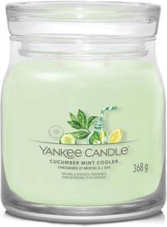 Yankee Candle Geurkaarsen Yankee Candle Signature Medium Jar Cucumber Mint Cooler 368 g