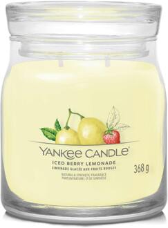Yankee Candle Geurkaarsen Yankee Candle Signature Medium Jar Iced Berry Lemonade 368 g