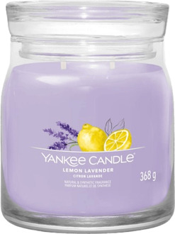 Yankee Candle Geurkaarsen Yankee Candle Signature Medium Jar Lemon Lavender 368 g