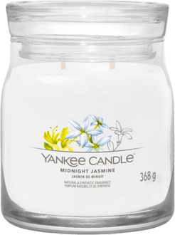 Yankee Candle Geurkaarsen Yankee Candle Signature Medium Jar Midnight Jasmine 368 g