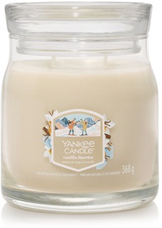Yankee Candle Geurkaarsen Yankee Candle Signature Medium Jar Vanilla Flurries 368 g