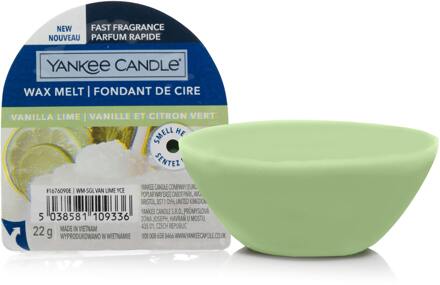 Yankee Candle Geurkaarsen Yankee Candle Single Wax Melts Vanilla Lime 22 g