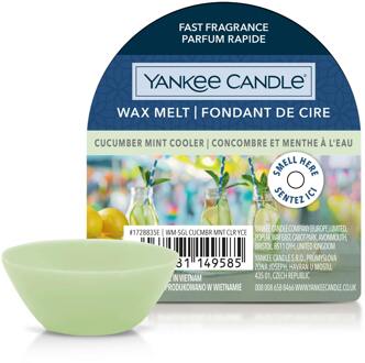 Yankee Candle Geurkaarsen Yankee Candle Wax Melt Cucumber Mint Cooler 22 g