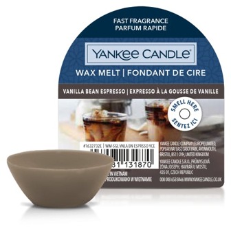 Yankee Candle Geurkaarsen Yankee Candle Wax Melt Vanilla Bean Espresso 22 g