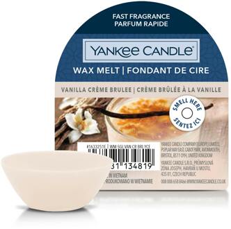 Yankee Candle Geurkaarsen Yankee Candle Wax Melt Vanilla Creme Brulee 22 g