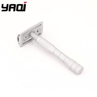 Yaqi Zilver Kleur Schilderen Rvs Handvat 3 pcs Mannen Veiligheid Scheermes