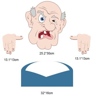 Yard Borden Decoratie Nieuwsgierige Oude Man En Dame Hek Decoraties Outdoor Leuke Tuin Hek Binnenplaats Illustratie SASW666 old man