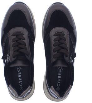 Yasmin combi sneaker h | dames | maat: | combinatie Zwart - 40