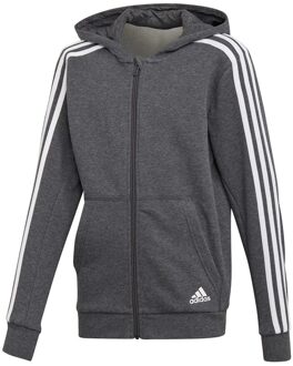 YB 3-Stripes Full Zip Hoodie - Kinderen - maat 110