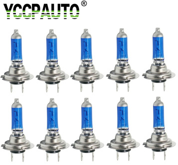 YCCPAUTO 10Pcs H7 55W Halogen Headlight Fog light Bulbs White Warm White Amber Halogen Lamp For Car Fog Driving Lights 12V