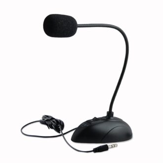 Ycdc Flexibele Stand Mini Studio Speech Microfoon 3.5Mm Plug Zwanenhals Mic Bedrade Microfoon Voor Computer Pc Desktop Notebook