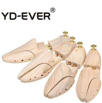 YD-EVER Twin Tube Schoenen Laatste Nieuw-zeeland Grenen Hout Verstelbare Schoen Shaper Mannen Schoen Boom EU 37-38