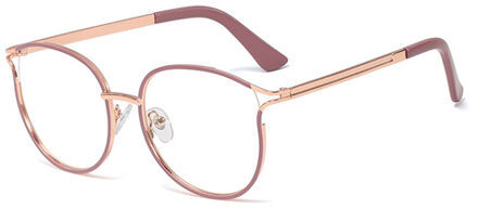 YDO Ronde Bril Frame Vrouwen Oversized Clear Lens Optische Bril Transparante Mode Dames Brillen Frame TR90 Eyewear C2