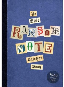 Ye Olde Ransom Note Sticker Book - Ransom Note Sticker Book