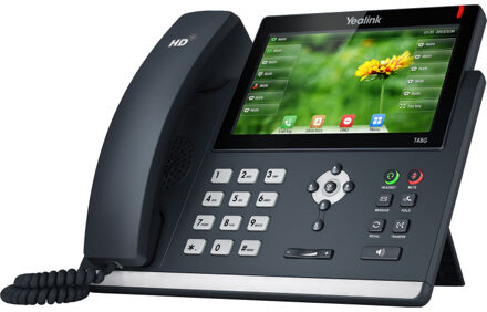 Yealink SIP-T48G - Vaste telefoon - Antwoordapparaat - Zwart
