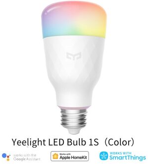 Yeelight Led Slimme Lamp 1S/1SE Rgb Kleurrijke Lamp AC100V-240V E27 Wifi Remote Voice Control Voor Xiaomi En google Assistent