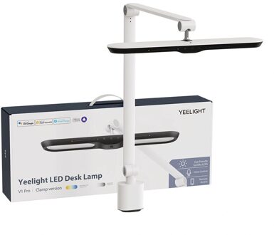 Yeelight slimme bureaulamp met klem en lichtsensor 12w - warm en koud wit licht