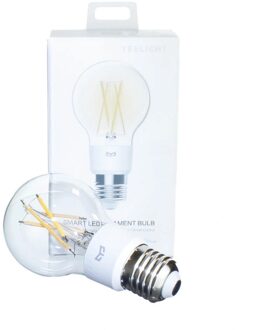 Yeelight slimme filament led lamp a60 - e27 fitting - warm witte lichtkleur